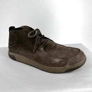 Olukai boots mens 9 brown leather loli'i Puki chukka fall casual outdoor hiking